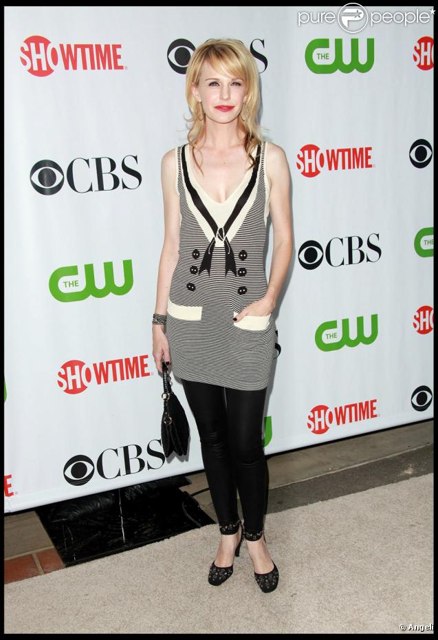 Kathryn Morris, alias Lilly Rush de Cold Case,  assiste à la soirée CBS/CW/Showtime, à  Pasadena, en Californie