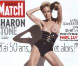 Sharon Stone en couverture de Paris Match