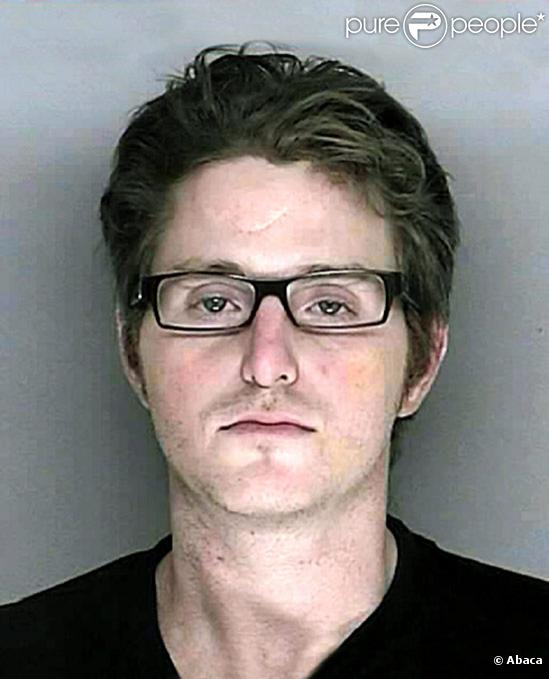 Mugshot de Cameron Douglas lors de son arrestation en 2007 