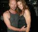 L"ex top model cindy Crawford et le chanteur Sting. Tous deux à Saint Tropez, ils font la fête au VIP room. 