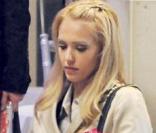 Jessica Alba sur le tournage de Valentine's Day