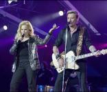 Johnny et Sylvie en duo au Stade de France le 31 Mai 2009