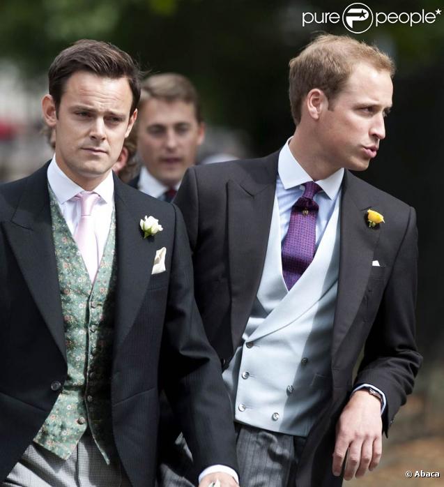 Mariage du Capitaine Nicholas van Cutsem et de Alice Hadden-Paton, le 14 août : le prince William 