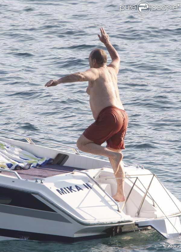 Jack Nicholson en vacances sur la Côte d'Azur