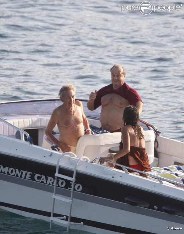 Jack Nicholson en vacances sur la Côte d'Azur