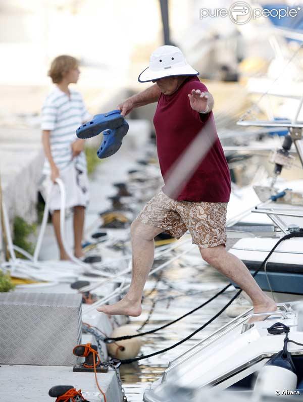 Jack Nicholson en vacances sur la Côte d'Azur
