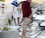 Jack Nicholson en vacances sur la Côte d'Azur
