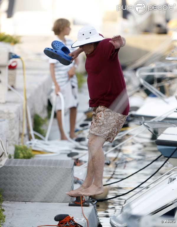Jack Nicholson en vacances sur la Côte d'Azur
