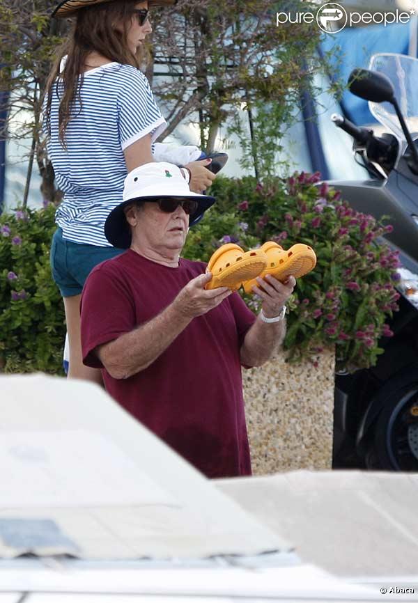 Jack Nicholson en vacances sur la Côte d'Azur