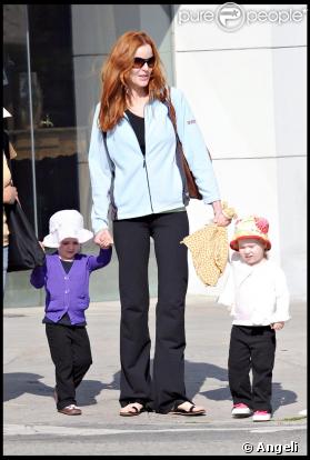 Marcia Cross et ses deux amours de jumelles