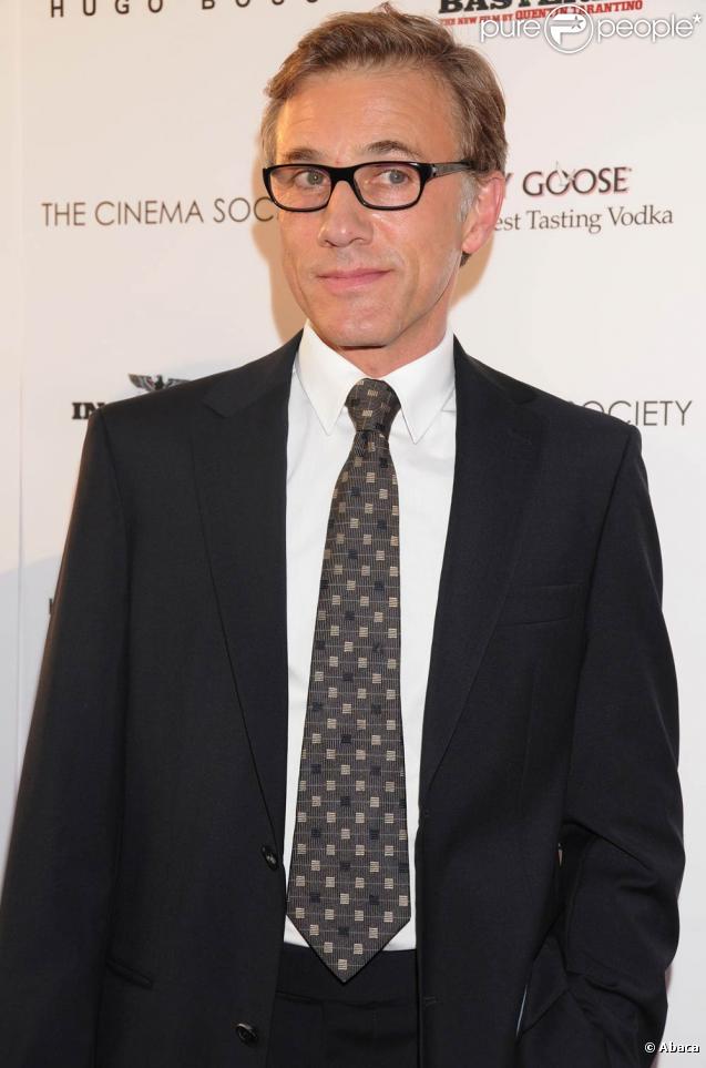 Christoph Waltz, à l'occasion de l'avant-première d' Inglourious Basterds , au SVA Theatre de New York, le 17 août 2009 !