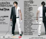  Duel tour , détail des dates de la tournée de Quentin Mosimann