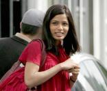 Freida Pinto sur le tournage du film de Woody Allen à Londres le 24 août 2009