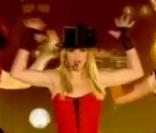 Britney lors de son passage sur le plateau de la Star Ac', en novembre 2008.