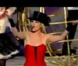 Britney lors de son passage sur le plateau de la Star Ac', en novembre 2008.