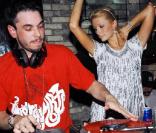 DJ AM et Paris Hilton en septembre 2007 