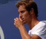 Richard Gasquet, fraîchement battu par Rafael Nadal, lors de l'US Open, à New York, le 2 septembre 2009 !