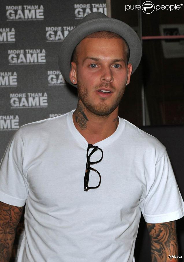 M. Pokora au cinéma Publicis, sur les Champs-Elysées, à l'occasion de l'avant-première de  More than a Game , le documentaire consacré à LeBron James, à Paris, le 2 septembre 2009 !