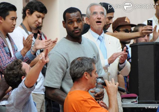 LeBron James, à Paris, le 2 septembre 2009 !