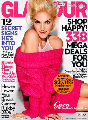 Gwen Stefani en Une du Glamour