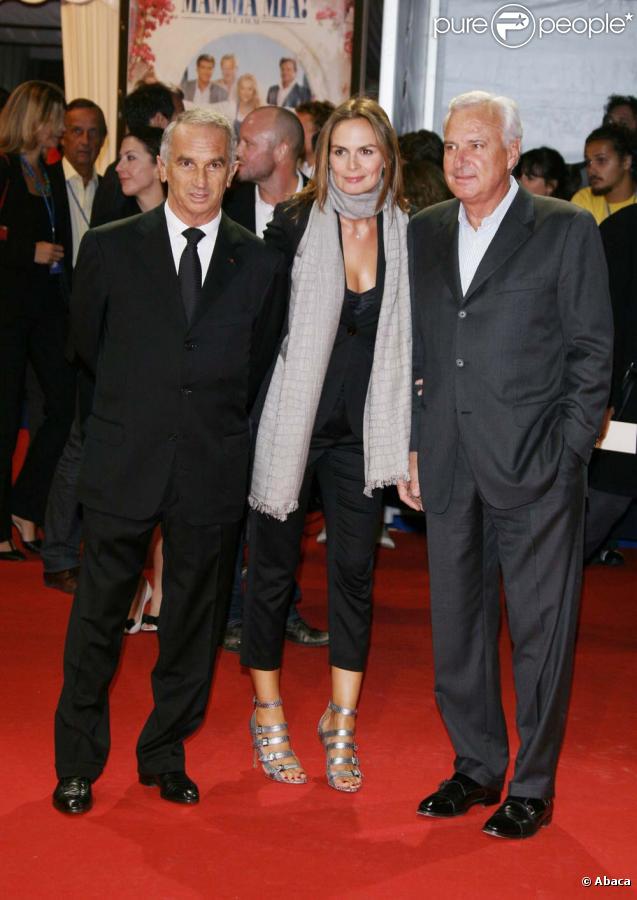 Alain Terzian et sa femme Brune au festival du film à Deauville en 2008 