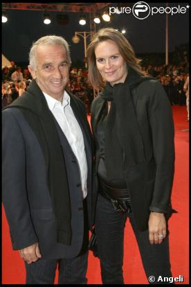 Alain Terzian et son épouse Brune à Deauville le 12 septembre pour l'hommage à Harrison Ford