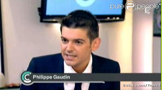 Philippe Gaudin lors de la première de C à vous sur France 5, le 7/09/09