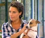 Alessandra Sublet lors de la première de C à vous sur France 5, le 7/09/09