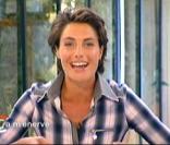 Alessandra Sublet lors de la première de C à vous sur France 5, le 7/09/09