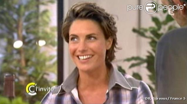 Alessandra Sublet lors de la première de C à vous sur France 5, le 7/09/09