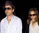 Robert Downey Jr et sa femme sortant de la soirée d'hommage à DJ AM à Los Angeles