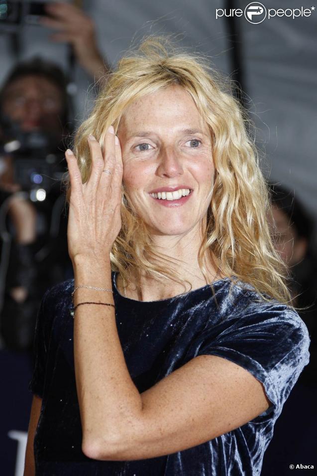 Sandrine Kiberlain arrive à la projection de The Informant au Festival de Deauville, le 9 septembre 2009