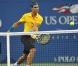 Rafael Nadal lors de sa victoire face à Gaël Monfils, en huitième de finale de l'US Open, le 8 septembre 2009 !