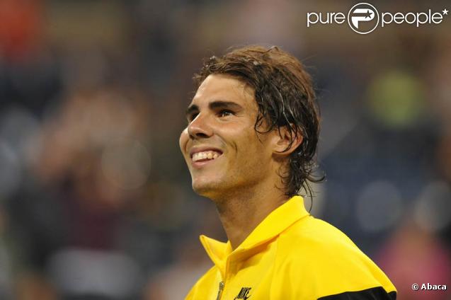 Rafael Nadal lors de sa victoire face à Gaël Monfils, en huitième de finale de l'US Open, le 8 septembre 2009 !