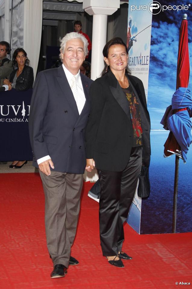 Jean-Loup Dabadie et sa femme, à l'occasion de l'avant-première des  Vies Privées de Pippa Lee  et de l'hommage à Robin Wright, à l'occasion du 35e Festival de Deauville, le 10 septembre 2009.