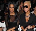 Ciara et Amber Rose lors du défilé de la créatrice Nicole Miller, le 11 septembre 2009