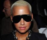 Amber Rose lors du défilé de la créatrice Nicole Miller, le 11 septembre 2009