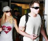 Paris Hilton et Doug Reinhardt à l\'aéroport de Los Angeles, le 10 septembre 2009