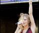 Taylor Swift sur scène lors des MTV VMA 2009