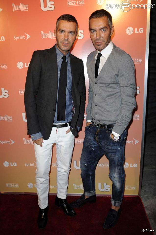 Dean et Dan Caten, à l'occasion de la soirée US Weekly's 25 most stylish New York Event, à L'Avenue, à New York, le 16 septembre 2009 !
