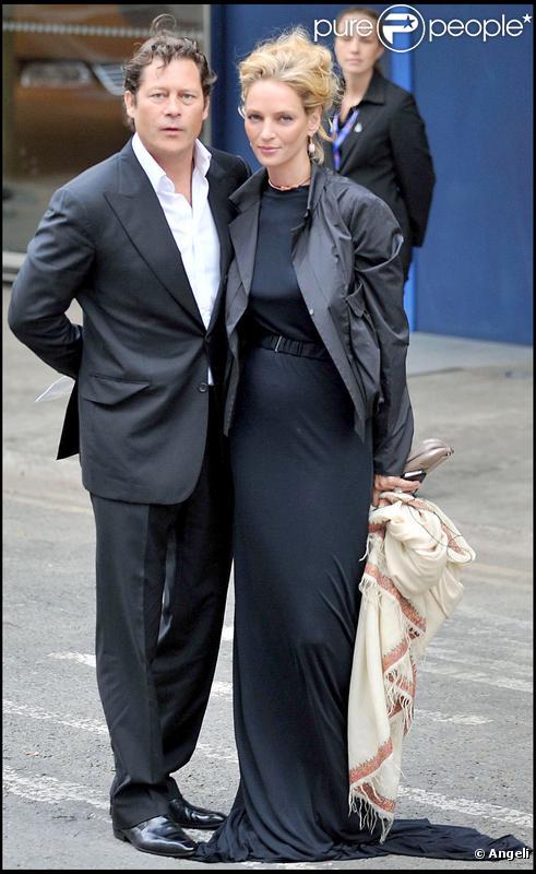 Uma Thurman et Arpad Busson 