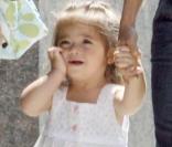 Salma Hayek et Valentina se baladent dans Beverly Hills. Septembre 2009
