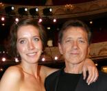 Sara Giraudeau et son père Bernard 