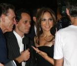Jennifer Lopez et Marc Anthony arrivent au Land Shark Stadium, pour assister au match qui oppose les Miami Dolphins aux  Indianapolis Colts. 21/09/09 