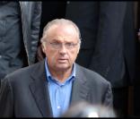 Gérard Louvin aux obsèques de Filip Nikolic, le 24 septembre 2009.