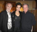 Farida Khelfa, Jacques Grange lors du vernissage et de la signature du livre de Philippe Morillon, 