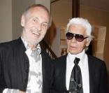 Philippe Morillon et Karl Lagerfeld, qui a préfacé son livre. 