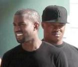 Kanye West et ses amis dans Los Angeles le 15 septembre 2009