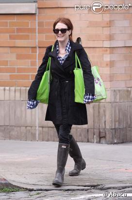 Julianne Moore à New York le 27 septembre 2009