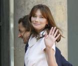 Nicolas Sarkozy et son épouse Carla Bruni 